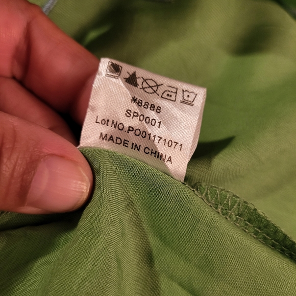 Coruja Green Embroidered 3/4 Sleeve Blouse Boho - Picture 9 of 13